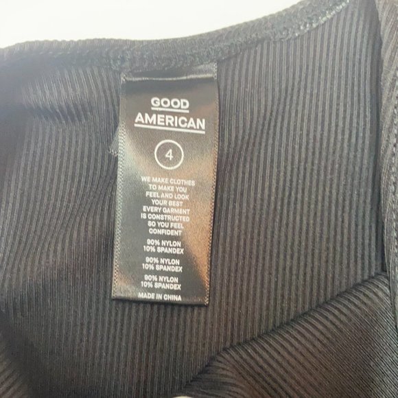 NWT Good American One Piece Black Bodysuit - Picture 4 of 4